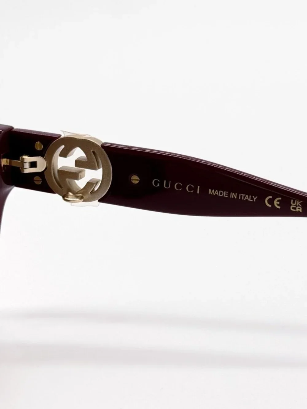 NEW GUCCI SUNGLASSES GG1023S 003 HAVANA/BURGUNDY WOMEN EYEWEAR - Picture 10 of 11